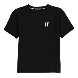 11 Degrees Childrens/Kids Core T-Shirt / Black
